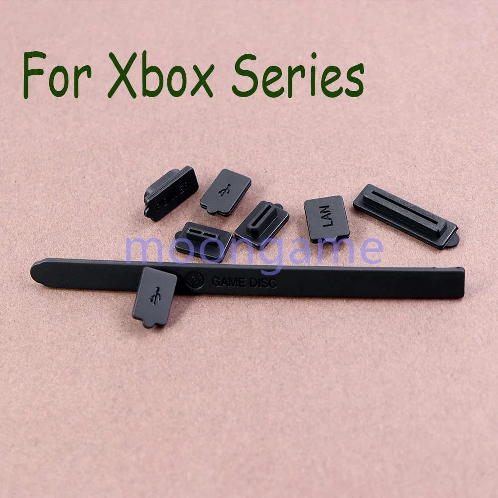 2sets Dust Plugs Host Dust Protectors Game Disc Port Protections Cover For XBOX Series S X Game Console
2sets Dust Plugs Host Dust Protectors Game Disc Port Protections Cover For XBOX Series S X Game Console