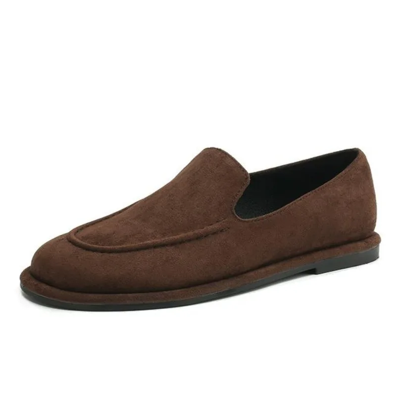 High quality Loafers Women 2025 New Spring Round Toe One Foot Slip-on Shoes Women Soft Flats Shoes Women
High quality Loafers Women 2025 New Spring Round Toe One Foot Slip-on Shoes Women Soft Flats Shoes Women