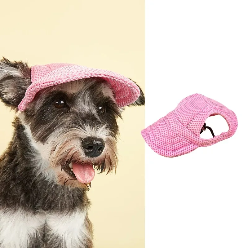 Mesh Pet Hat Dog Baseball Hat with Ear Holes Sun Protection for Outdoor Walking
Mesh Pet Hat Dog Baseball Hat with Ear Holes Sun Protection for Outdoor Walking