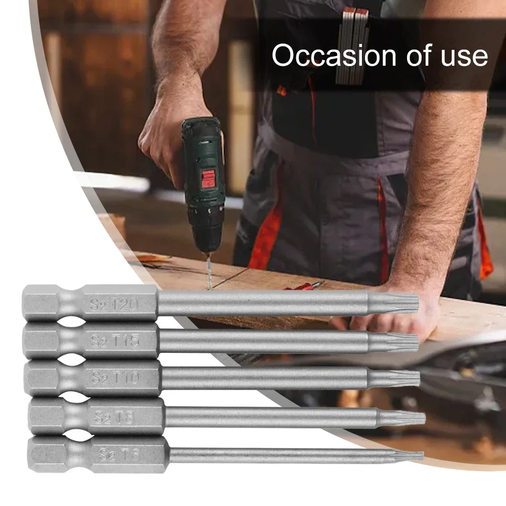 Магнитная отвертка Torx, насадки для пневматических дрелей, электрическая дрель, серая, T6, T8, T15, T20, 5 шт., 6,35 мм (1/4 дюйма), легированная сталь
Магнитная отвертка Torx, насадки для пневматических дрелей, электрическая дрель, серая, T6, T8, T15, T20, 5 шт., 6,35 мм (1/4 дюйма), легированная сталь