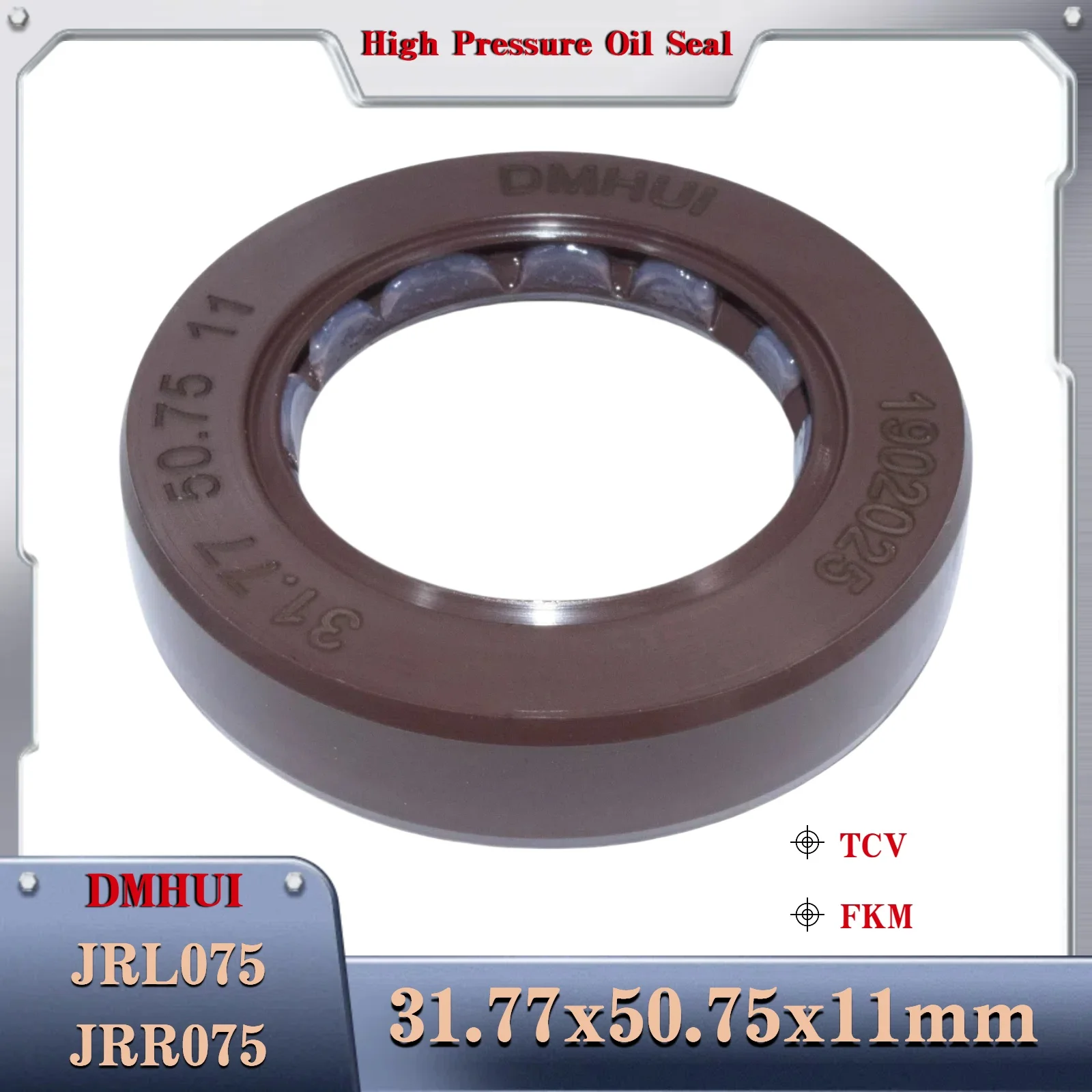 High-Pressure Skeleton Oil Seal 31.77x50.75x11 TCV/FKM Fit for SAUER: JRL075、JRR075 Hydraulic Pump or Motor Repair Kit Parts
High-Pressure Skeleton Oil Seal 31.77x50.75x11 TCV/FKM Fit for SAUER: JRL075、JRR075 Hydraulic Pump or Motor Repair Kit Parts