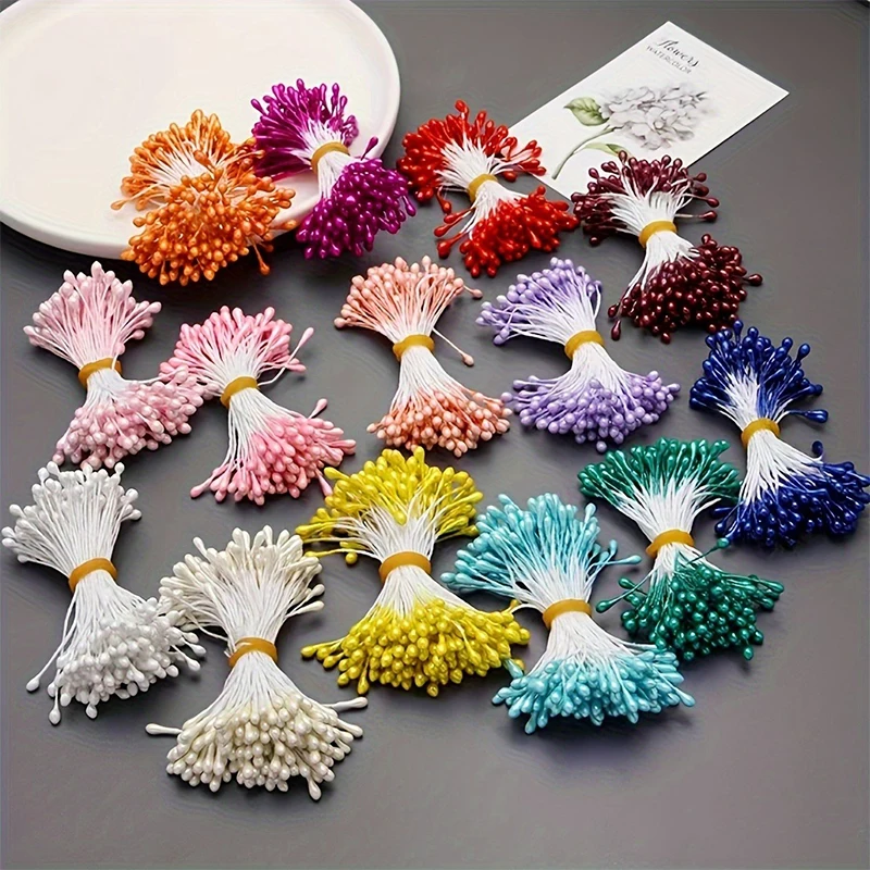 Multicolor 2mm 350Pcs Mini Flower Artificial Pearl Pistil Double Heads Hand-made Home Wedding Decoration Cake Decora DIY Needlew
Multicolor 2mm 350Pcs Mini Flower Artificial Pearl Pistil Double Heads Hand-made Home Wedding Decoration Cake Decora DIY Needlew