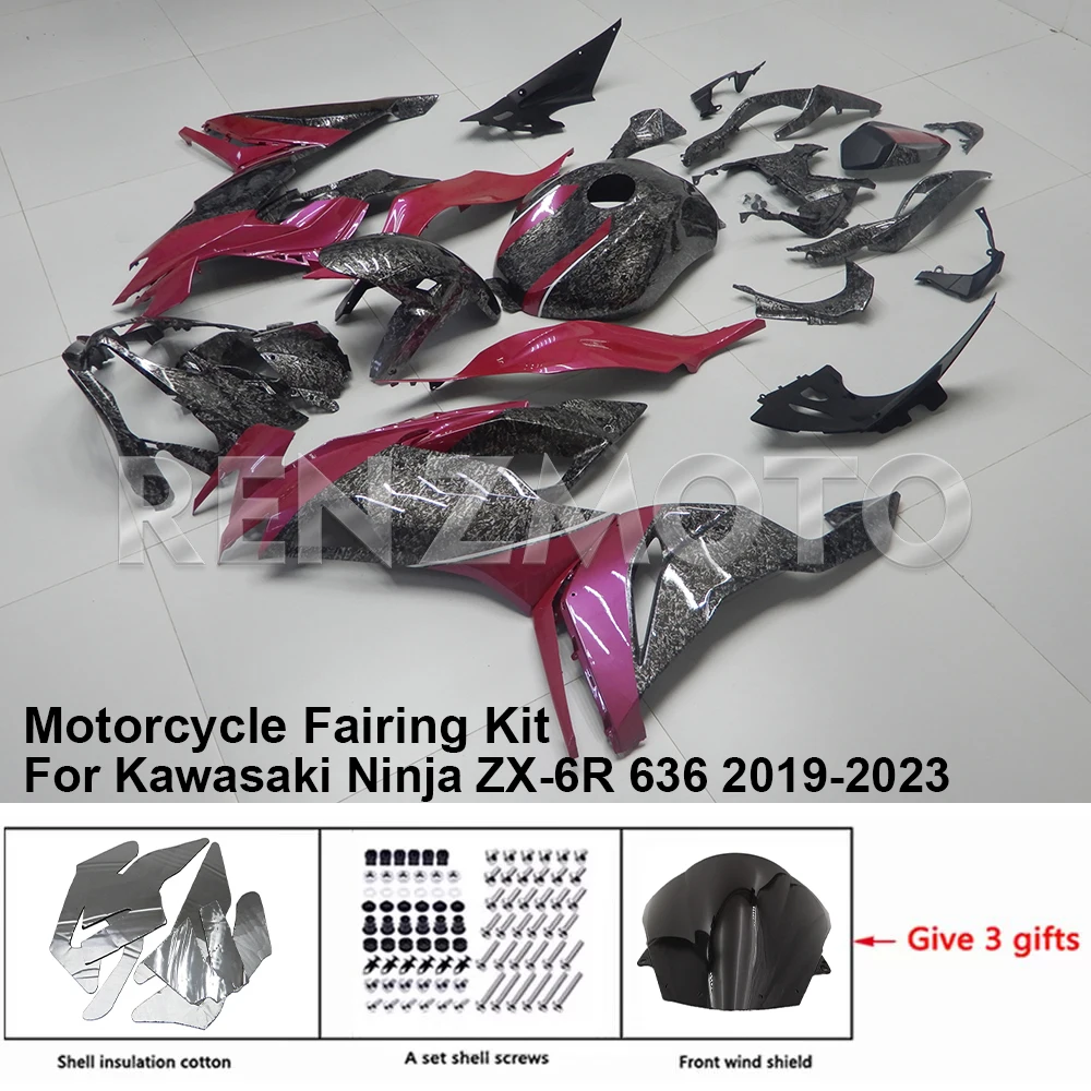 New ABS For Kawasaki Ninja ZX-6R 636 2019-2023 Motorcycle Bike Fairings Set Body Kit Bodywork Set Shell Injection K0619-8001h
New ABS For Kawasaki Ninja ZX-6R 636 2019-2023 Motorcycle Bike Fairings Set Body Kit Bodywork Set Shell Injection K0619-8001h