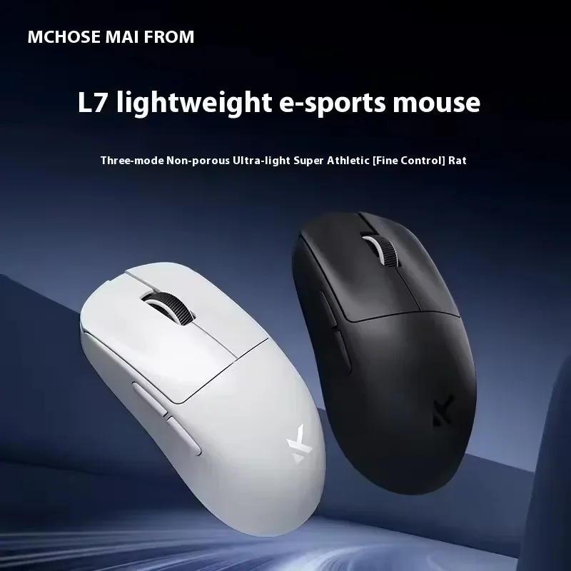 MCHOSE L7 Pro Ultra PAW3395 8K Three Mode Mouse 2.4g Wireless Custom Lightweight E-sports Gaming PC Mouse Ergonomics Accessories
MCHOSE L7 Pro Ultra PAW3395 8K Three Mode Mouse 2.4g Wireless Custom Lightweight E-sports Gaming PC Mouse Ergonomics Accessories