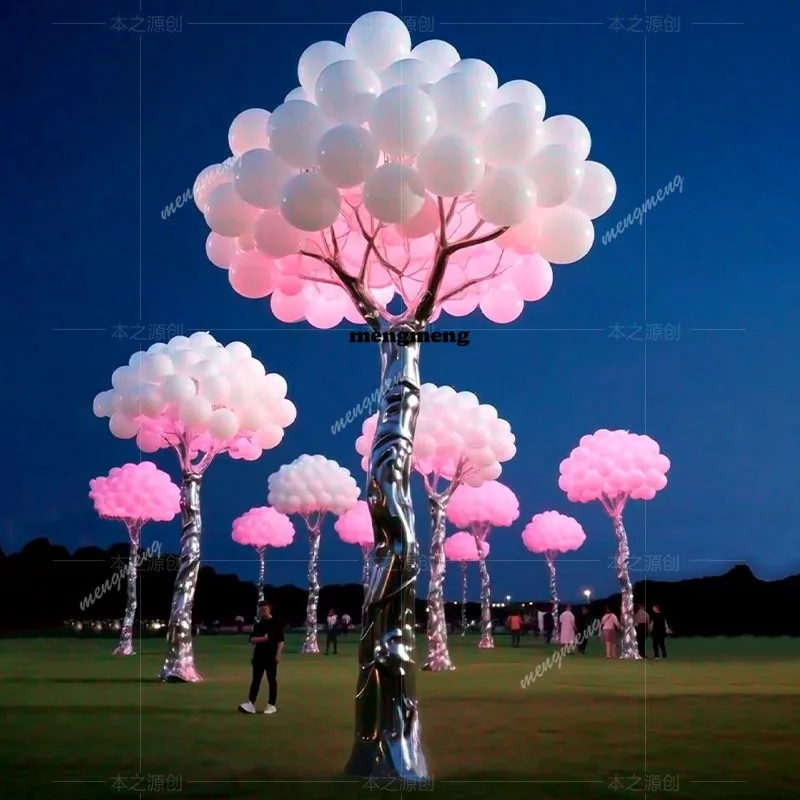 Stainless steel decorative tree led ball light luminous tree indoor art installation outdoor floor ornament customization
Stainless steel decorative tree led ball light luminous tree indoor art installation outdoor floor ornament customization