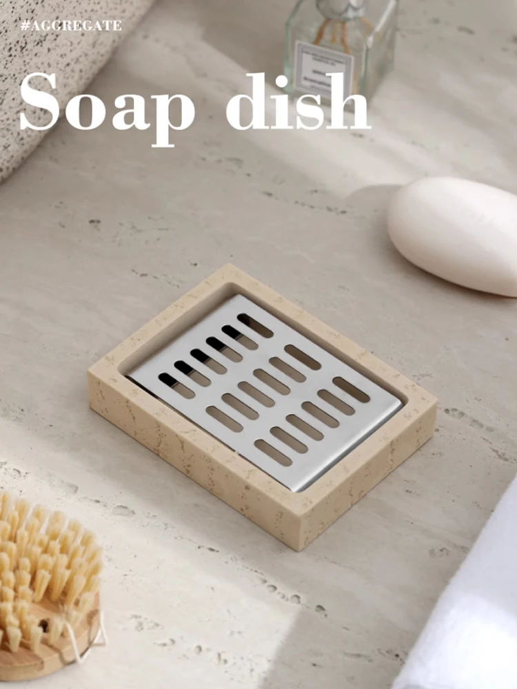 Vintage Natural Marble Soap Organizer Hotel Bathroom Double Soap Shelf Bathroom Desktop Decorative Ornaments Home Decoration
Vintage Natural Marble Soap Organizer Hotel Bathroom Double Soap Shelf Bathroom Desktop Decorative Ornaments Home Decoration