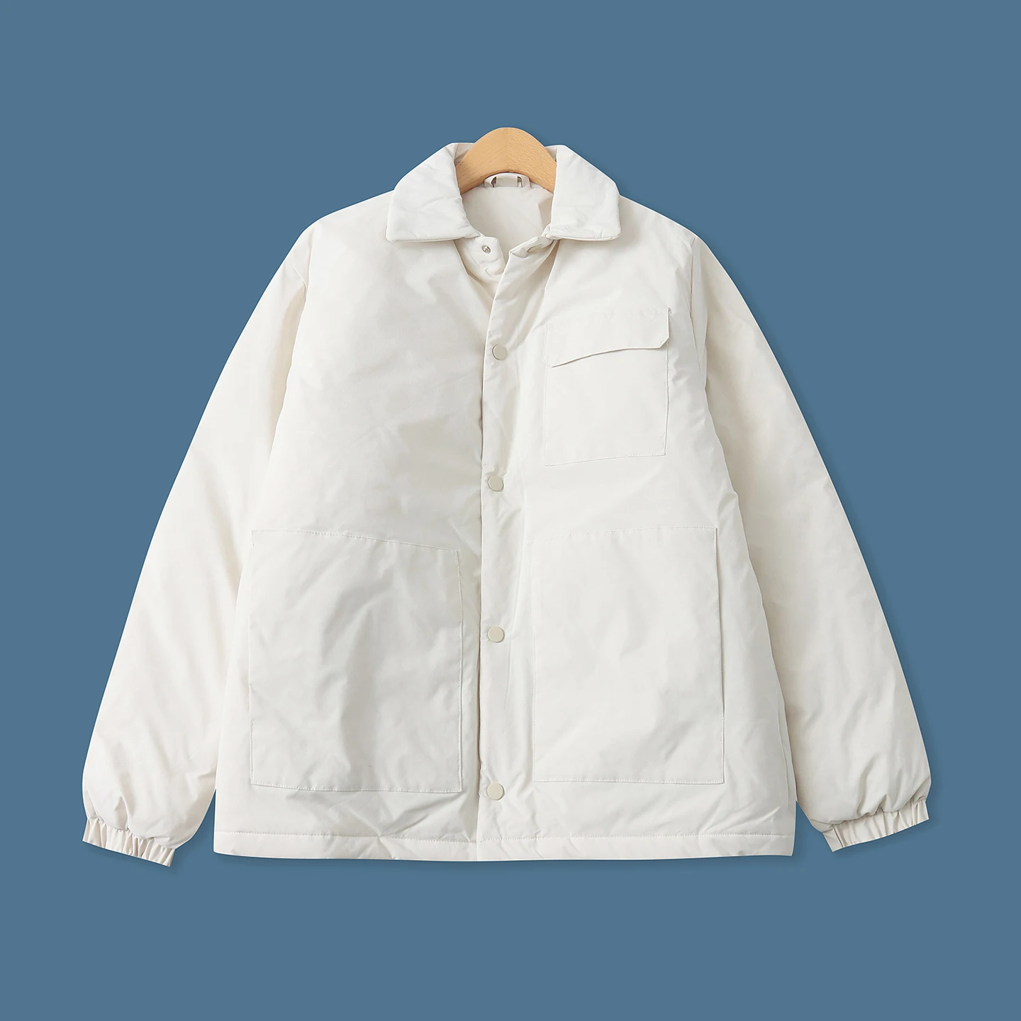 Warm Casual Long Sleeve Workwear Bread Jacket Women's New Style Winter Coat Button Loose Fit Collar Cotton Clothes
Warm Casual Long Sleeve Workwear Bread Jacket Women's New Style Winter Coat Button Loose Fit Collar Cotton Clothes