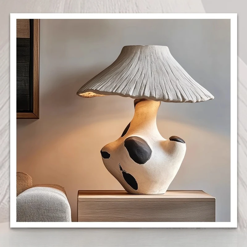 French Cream Art Table Lamp Medieval Wabi Wind Homestay Nordic Gallery Senior Designer Original Lighting
French Cream Art Table Lamp Medieval Wabi Wind Homestay Nordic Gallery Senior Designer Original Lighting