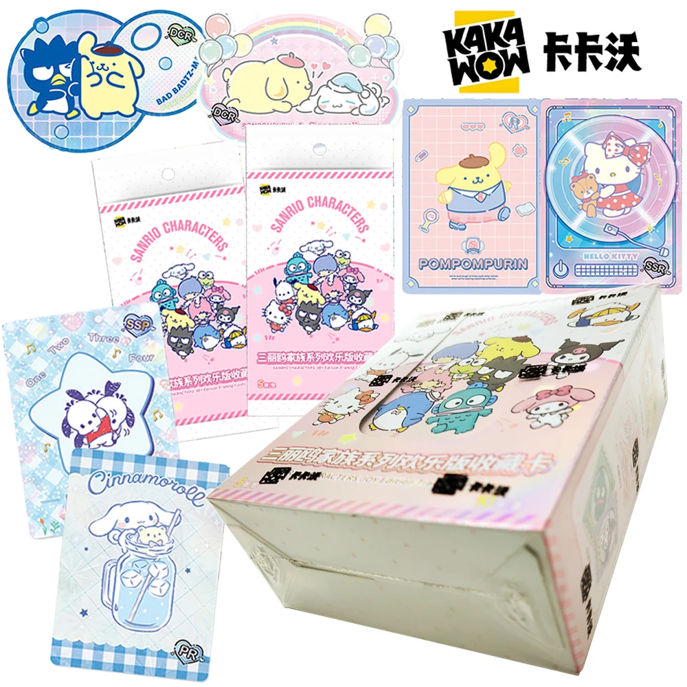 Genuine Kakawow Sanrio Anime Collection Card Fun Birthday Gift Creative Cute Cartoon Star Family Card Toy Surprise for Friends
Genuine Kakawow Sanrio Anime Collection Card Fun Birthday Gift Creative Cute Cartoon Star Family Card Toy Surprise for Friends