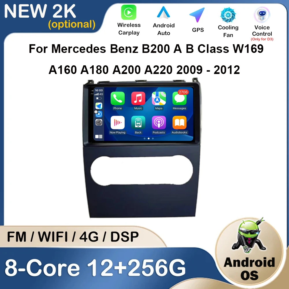 HD Screen Car Radio Multimedia Player GPS Navigation DSP For Mercedes Benz B200 A B Class W169 A160 A180 A200 A220 2009 - 2012
HD Screen Car Radio Multimedia Player GPS Navigation DSP For Mercedes Benz B200 A B Class W169 A160 A180 A200 A220 2009 - 2012
