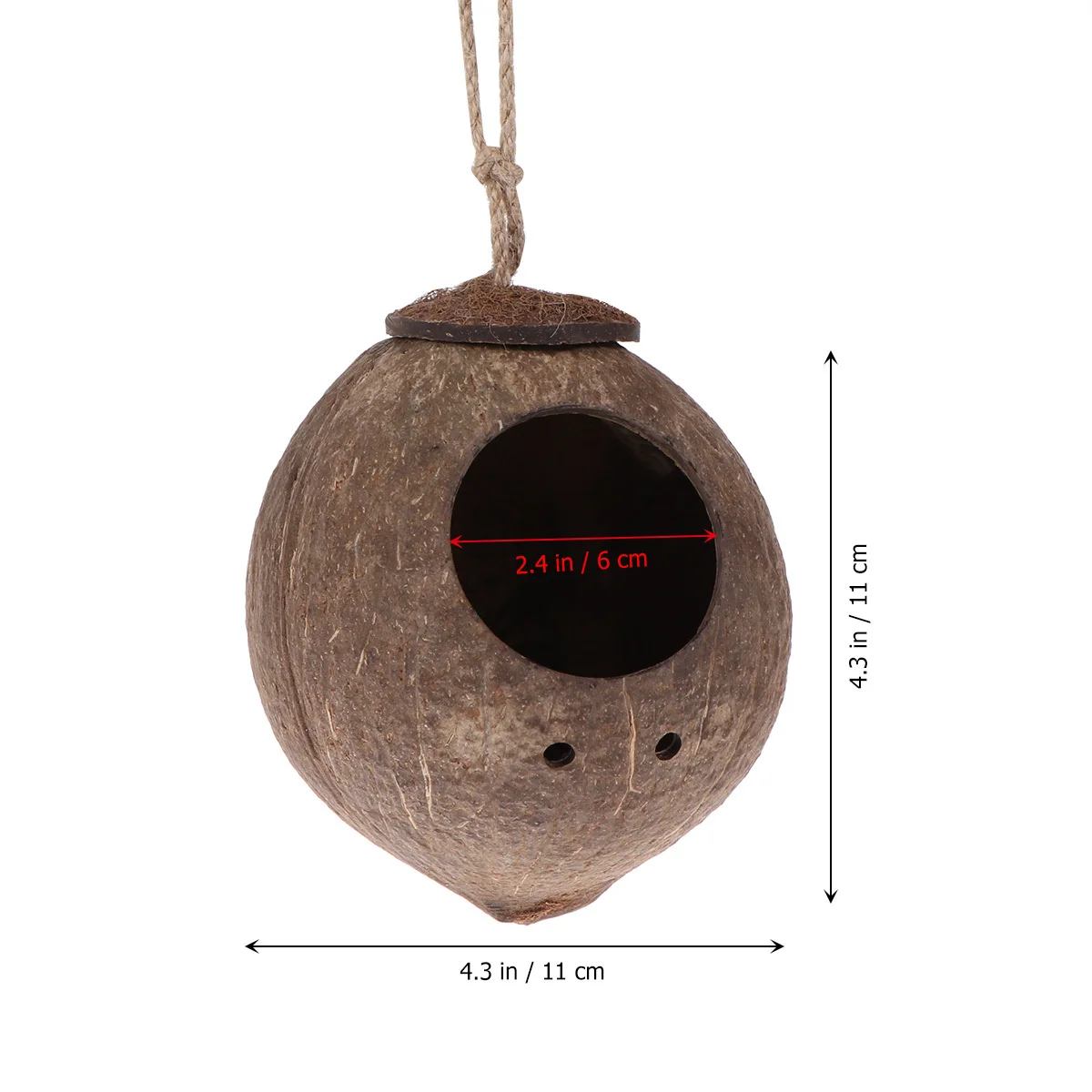 Coconut Shell Bird Nest Natural Parrot Playground Climbing For Pet Birds Cage Birdhouse Supplies Parrot Nest Decor
Coconut Shell Bird Nest Natural Parrot Playground Climbing For Pet Birds Cage Birdhouse Supplies Parrot Nest Decor