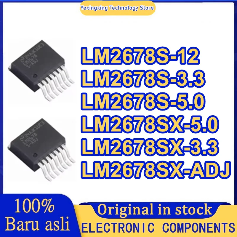 5 шт. LM2678S-12 LM2678SX-3,3 LM2678SX-5.0 LM2678SX-ADJ LM2678S-3,3 LM2678S-5.0 в наличии
5 шт. LM2678S-12 LM2678SX-3,3 LM2678SX-5.0 LM2678SX-ADJ LM2678S-3,3 LM2678S-5.0 в наличии