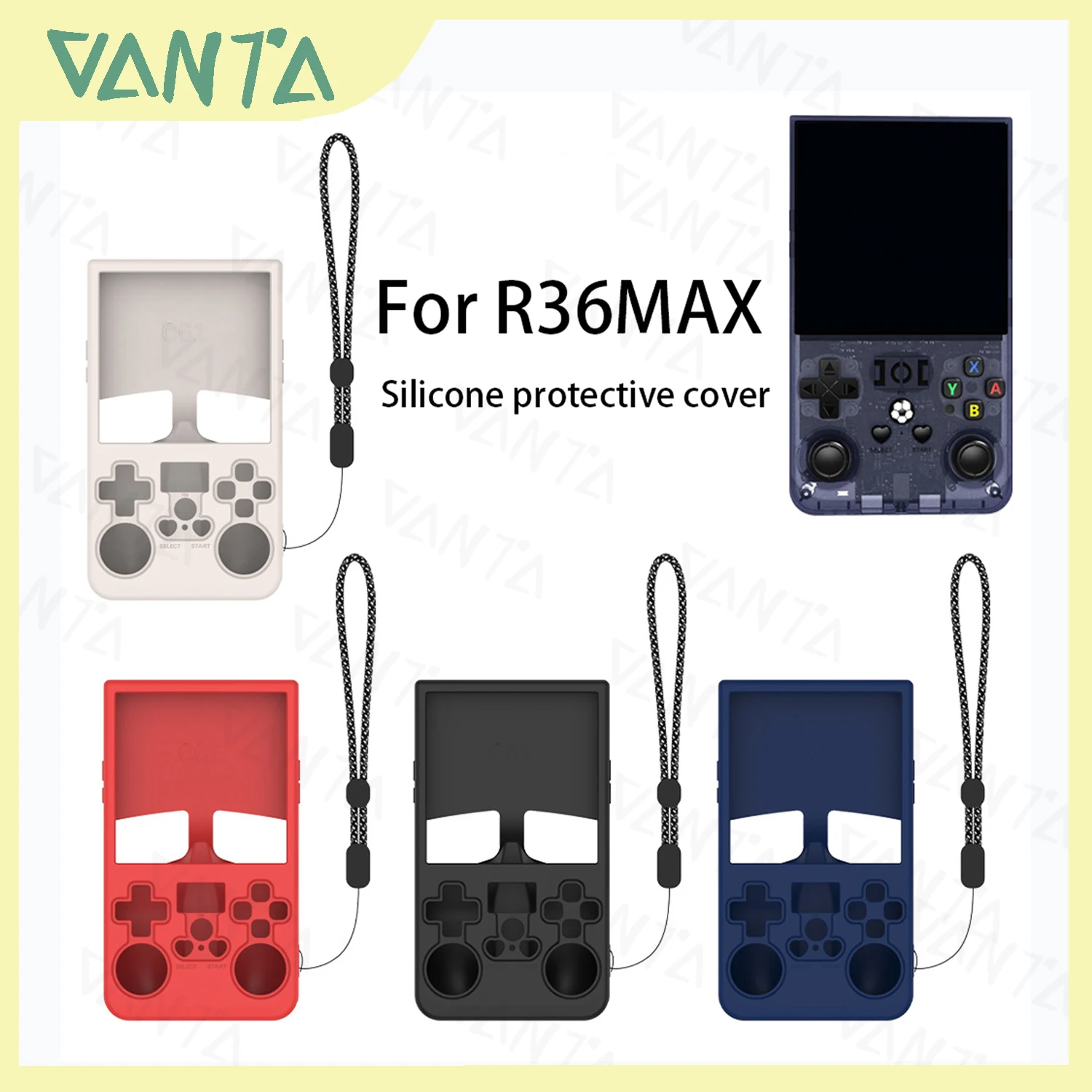 For R36MAX Retro Handheld Silicone Cover Protective Soft Case Anti-Scratch Protector Game Accessories
For R36MAX Retro Handheld Silicone Cover Protective Soft Case Anti-Scratch Protector Game Accessories