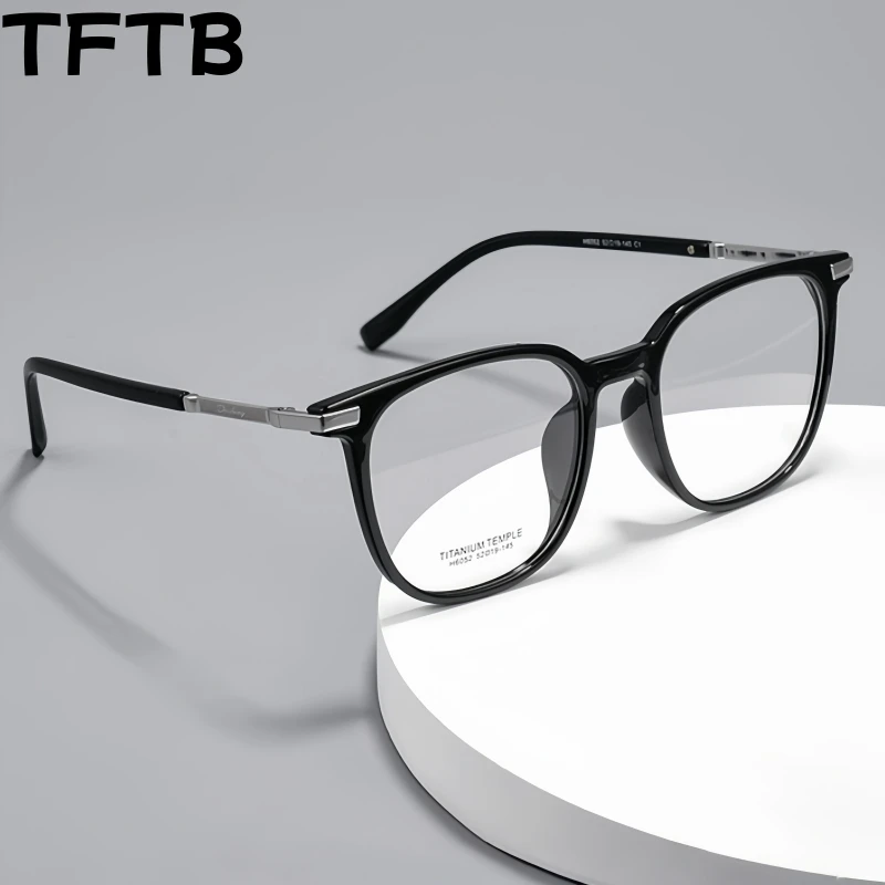 TFTB Retro Oval Men and Women TR90 Glasses High-quality Titanium Alloy Fashion Trend Optical Prescription Eyeglasses Frame 6052B
TFTB Retro Oval Men and Women TR90 Glasses High-quality Titanium Alloy Fashion Trend Optical Prescription Eyeglasses Frame 6052B