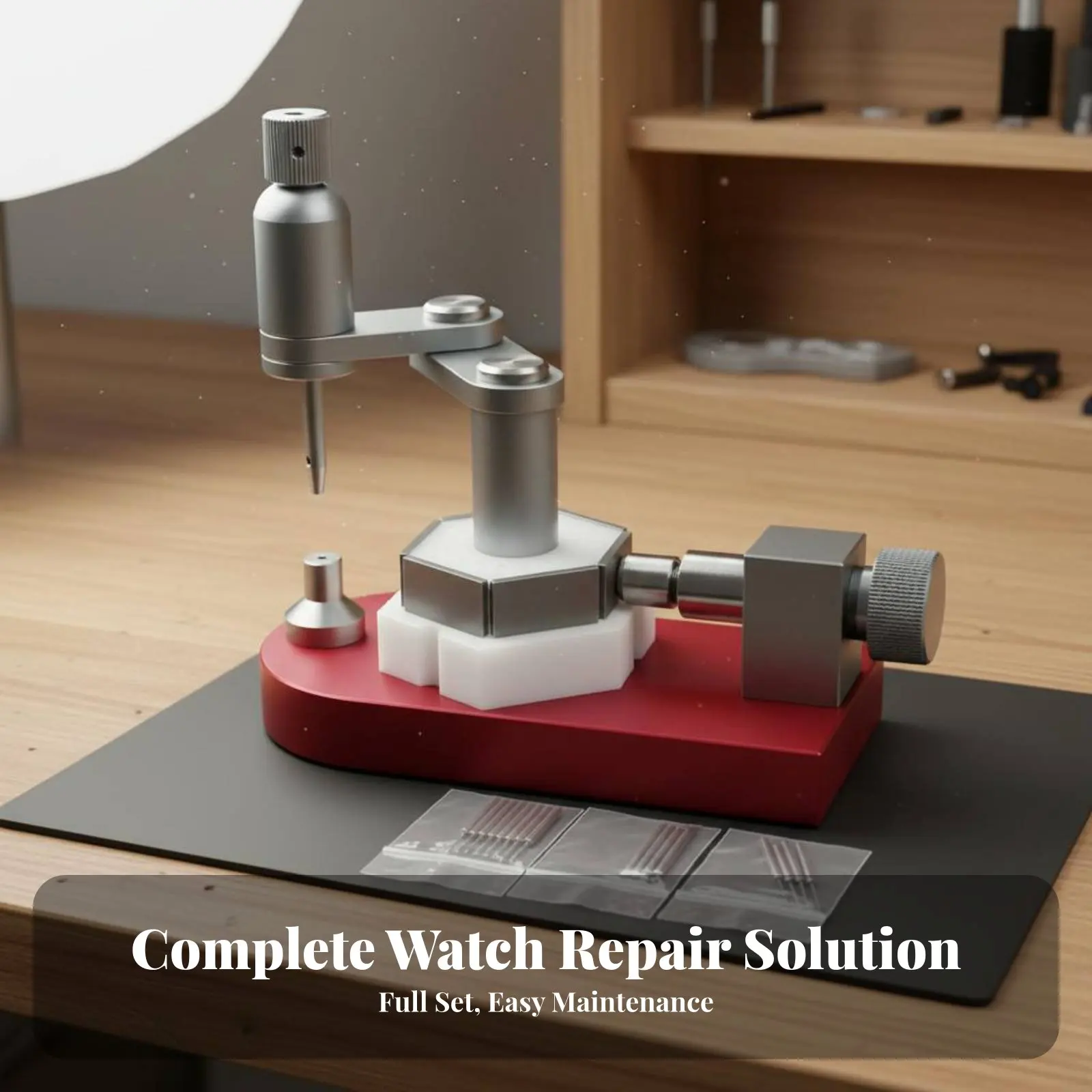 Watch Strap Adjustment Tool Easy to Use Watch Bracelet Sizing Tool Bracelet Resizing Kit Adjustable Base for Repair Shop
Watch Strap Adjustment Tool Easy to Use Watch Bracelet Sizing Tool Bracelet Resizing Kit Adjustable Base for Repair Shop