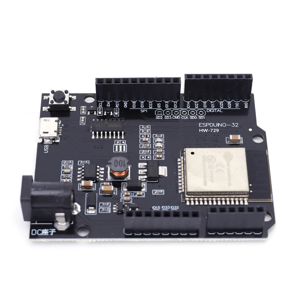 ESP32 Development Board WiFi Bluetooth-compatible Module Board 4MB Flash DC 5V-12V Compatible with for Arduino
ESP32 Development Board WiFi Bluetooth-compatible Module Board 4MB Flash DC 5V-12V Compatible with for Arduino
