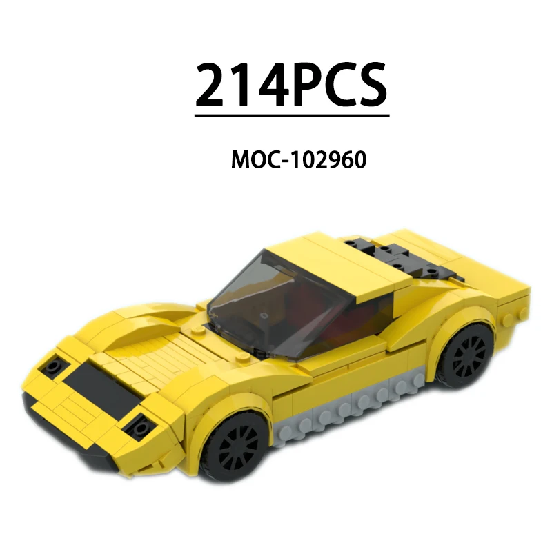 Building Blocks MOC-102960 Racing Car Model 76901 Interlocking Blocks 214 Pieces Boy's Birthday Gift Christmas Gift
Building Blocks MOC-102960 Racing Car Model 76901 Interlocking Blocks 214 Pieces Boy's Birthday Gift Christmas Gift