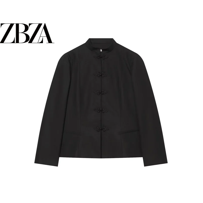 Chinese Style Bow Tie Short Skirt Suit Jacket Women's Fashion Outerwear Standard Fit Long Sleeve Stand Collar Regular Length
Chinese Style Bow Tie Short Skirt Suit Jacket Women's Fashion Outerwear Standard Fit Long Sleeve Stand Collar Regular Length