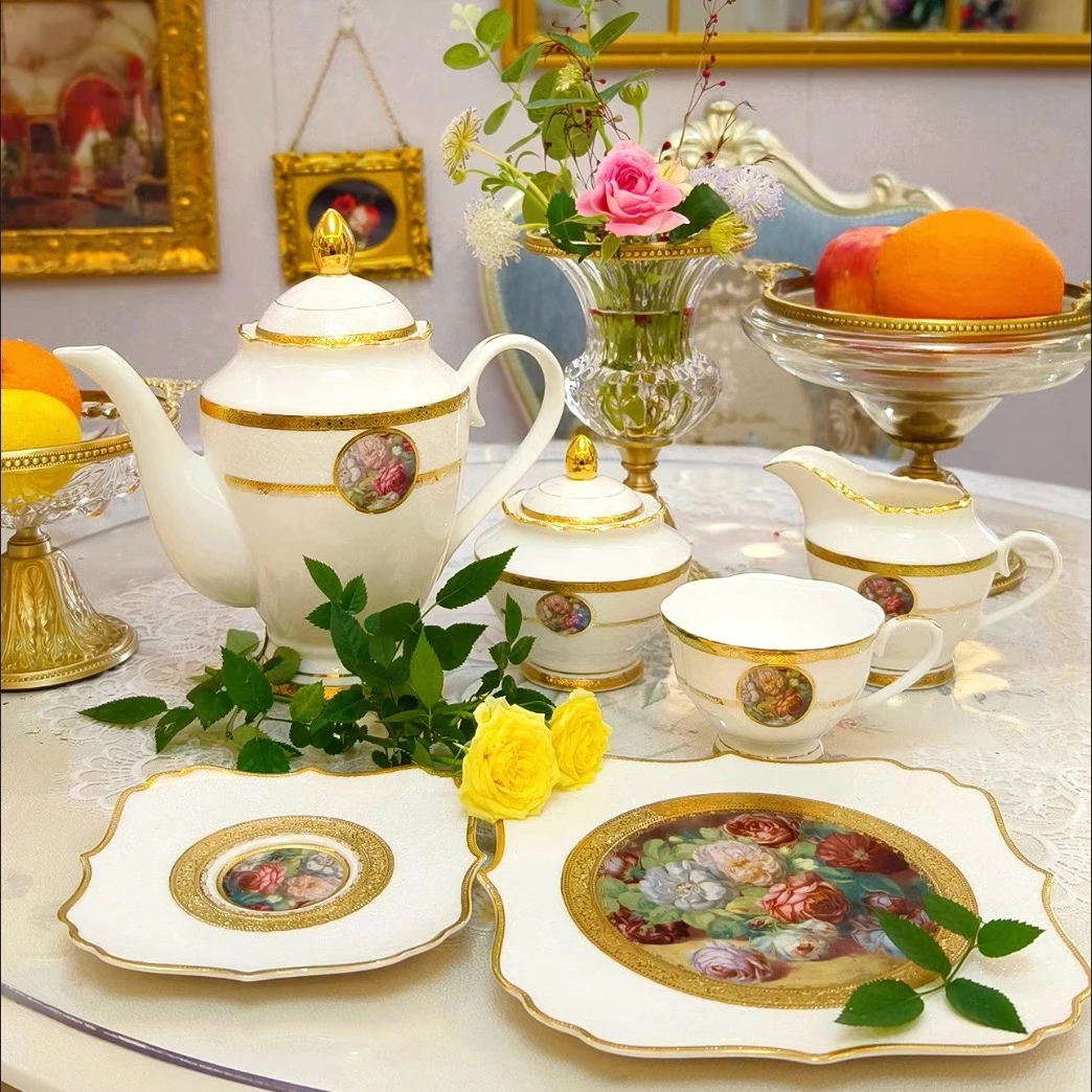 New Design Fine Bone China Royal Elegant White Embossed 24pcs Tea Coffee Sets Luxury Dinnerware Eco-Friendly Ceramic Drinkware
New Design Fine Bone China Royal Elegant White Embossed 24pcs Tea Coffee Sets Luxury Dinnerware Eco-Friendly Ceramic Drinkware