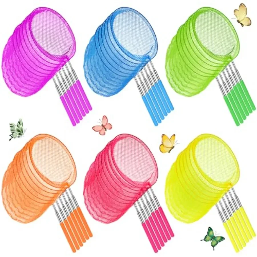 Outdoor kids telescopic butterfly fishing nets for bug catching, colorful nylon mesh with aluminum frame, extendable from 15 to
Outdoor kids telescopic butterfly fishing nets for bug catching, colorful nylon mesh with aluminum frame, extendable from 15 to