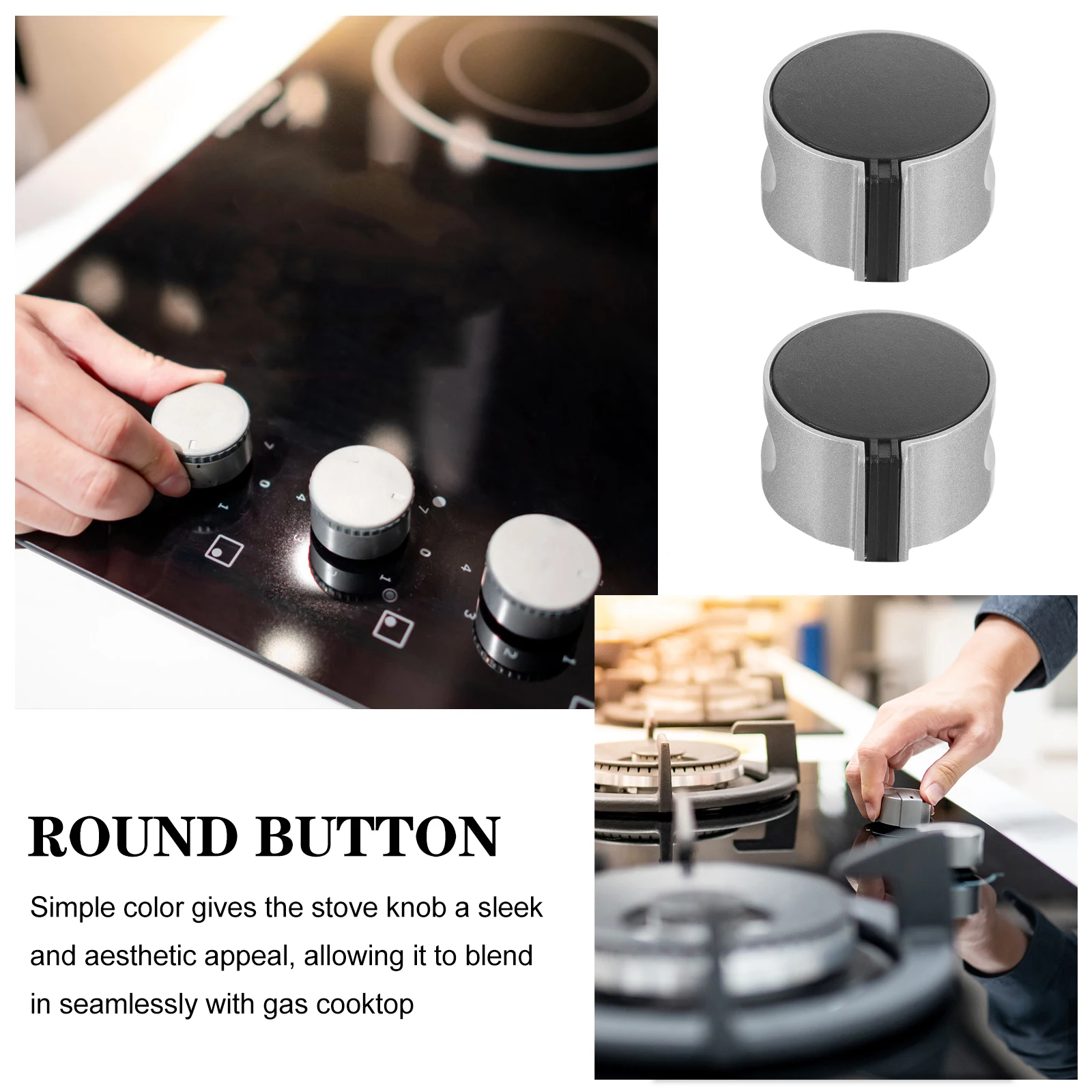 4 Pcs Gas Stove Knob Switch Burner Control Knobs Hob Replacement Adjustable Zinc Alloy Cooker Simple Color Aesthetic
4 Pcs Gas Stove Knob Switch Burner Control Knobs Hob Replacement Adjustable Zinc Alloy Cooker Simple Color Aesthetic