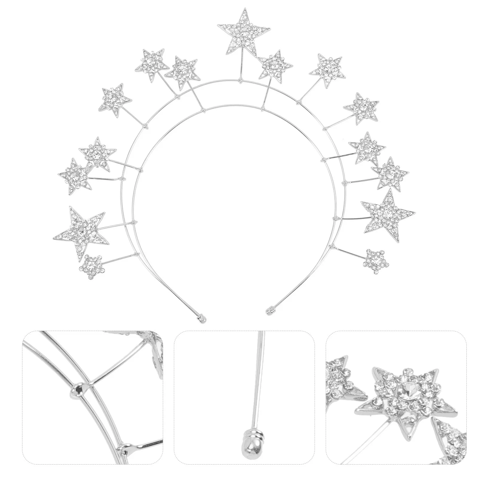 Star Headband Bridal Headband Wedding Headpiece for Bride Shiny Delicate Rhinestone Star Hair Accessory Elegant Lightweight
Star Headband Bridal Headband Wedding Headpiece for Bride Shiny Delicate Rhinestone Star Hair Accessory Elegant Lightweight