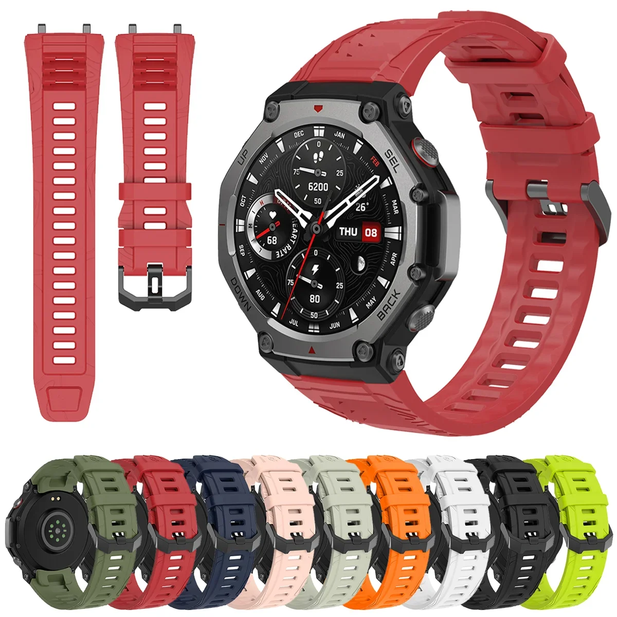 Для T-rex 3, ремешок для умных часов, браслет, силиконовый ремешок, мягкий спортивный браслет для улицы, сменный ремешок для умных часов
Для T-rex 3, ремешок для умных часов, браслет, силиконовый ремешок, мягкий спортивный браслет для улицы, сменный ремешок для умных часов