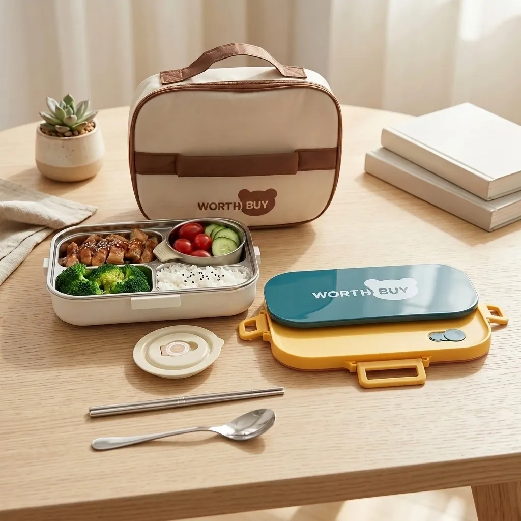 304 Stainless Steel Lunch Box Set Microwave Safe Bento Box 5 Compartment Leakproof Food Storage Containers Thermal Bag Kids
304 Stainless Steel Lunch Box Set Microwave Safe Bento Box 5 Compartment Leakproof Food Storage Containers Thermal Bag Kids
