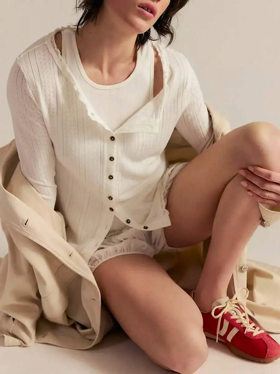Womens Ruffle Cropped Cardigan Button Down Open Front Hollow Out Ribbed Knit Long Sleeve Solid Color
Womens Ruffle Cropped Cardigan Button Down Open Front Hollow Out Ribbed Knit Long Sleeve Solid Color