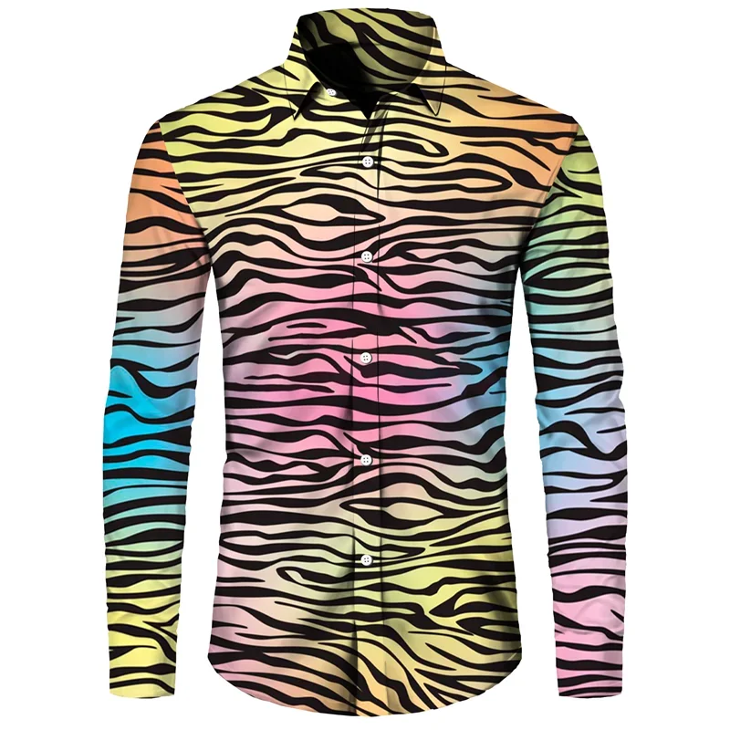 2024 New Leopard Print men's Casual Slim Fit Long Sleeve Shirts men's Cool Printed Shirt Fashion Design Harajuku Clothing Tops
2024 New Leopard Print men's Casual Slim Fit Long Sleeve Shirts men's Cool Printed Shirt Fashion Design Harajuku Clothing Tops