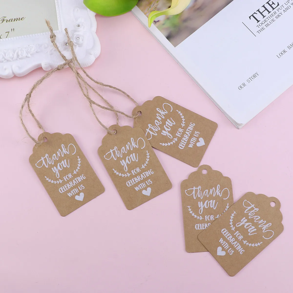 50Pcs Kraft Paper Hangtag Gift Tags Eco Friendly Lightweight Decoration for Wedding Party Anniversary Baking Store Thank You
50Pcs Kraft Paper Hangtag Gift Tags Eco Friendly Lightweight Decoration for Wedding Party Anniversary Baking Store Thank You