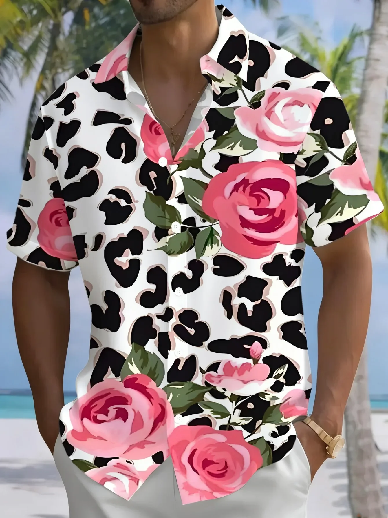 2026 Men's Summer Hawaiian Shirt Casual Man Women Short Sleeve Fashion Beach Party Print Vacation Tops
2026 Men's Summer Hawaiian Shirt Casual Man Women Short Sleeve Fashion Beach Party Print Vacation Tops