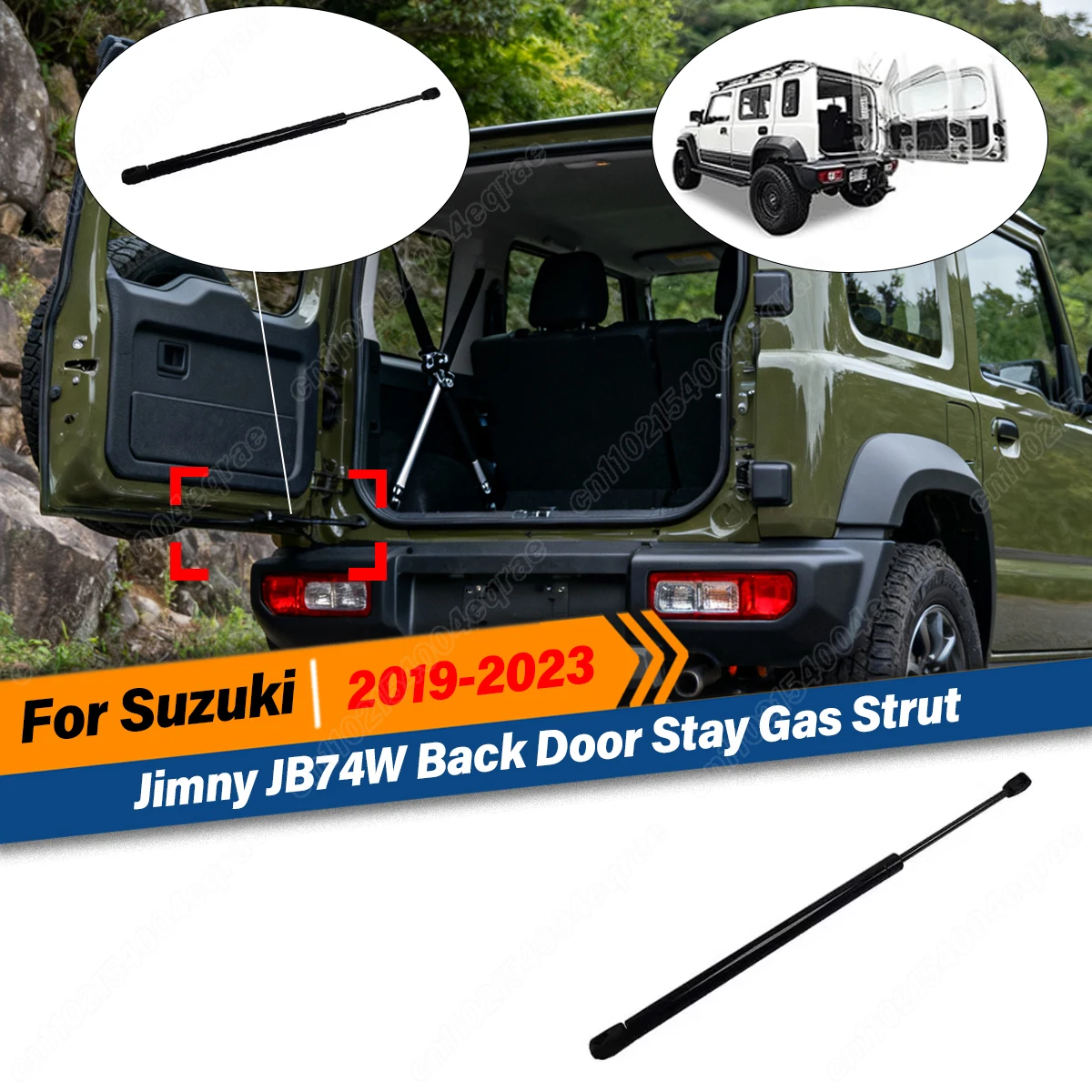 For Suzuki Jimny JB74W 2019 2020 2021 2022 2023 Back Door Stay Gas Strut Black Rear Tailgate Damper Assist Accessories Body Kit
For Suzuki Jimny JB74W 2019 2020 2021 2022 2023 Back Door Stay Gas Strut Black Rear Tailgate Damper Assist Accessories Body Kit