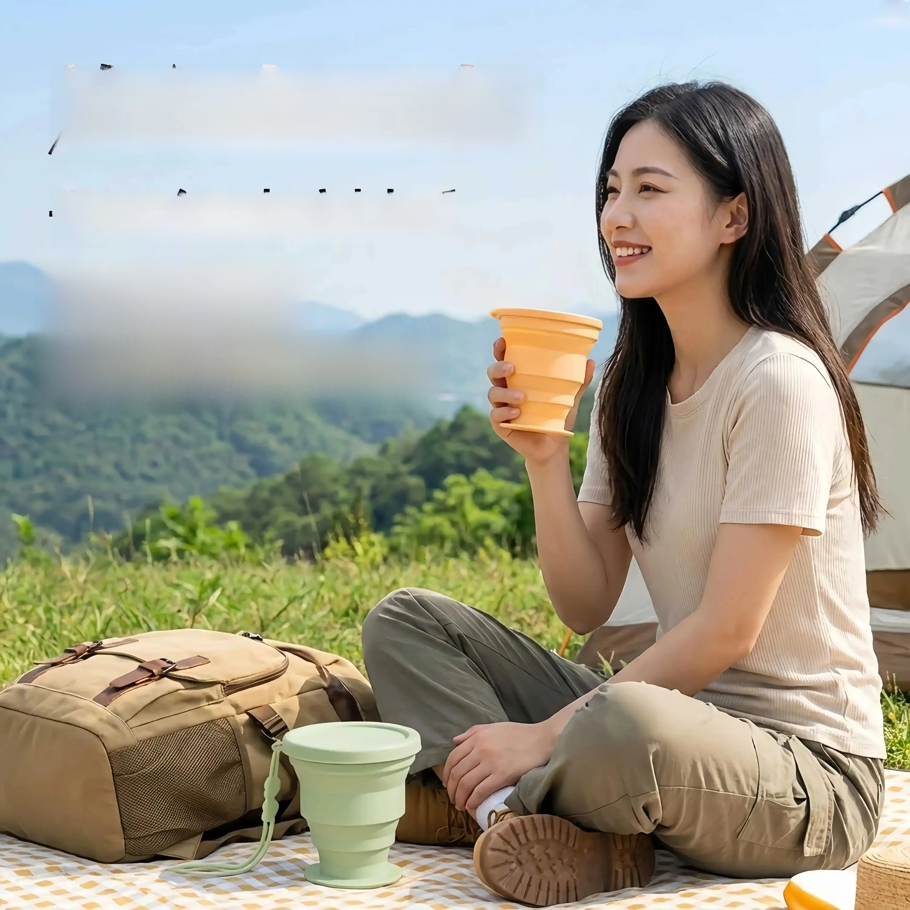 Portable Travel Silicone Cup Foldable Heat Resistant Outdoor Drinking Water Cup Convenient Carry-On Spill-Proof Mouth Rinse Cup
Portable Travel Silicone Cup Foldable Heat Resistant Outdoor Drinking Water Cup Convenient Carry-On Spill-Proof Mouth Rinse Cup