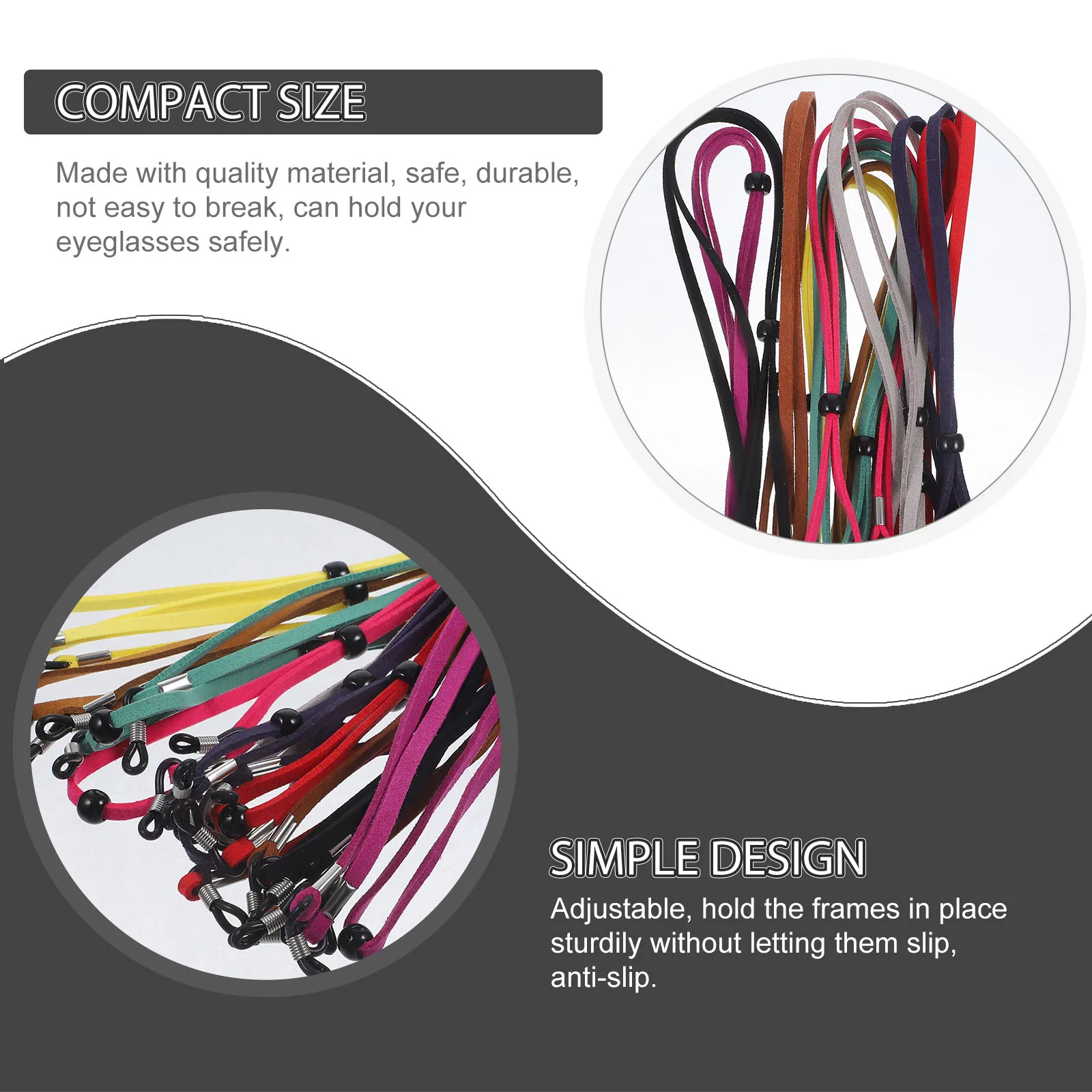10 Pcs Anti-Slip Glasses Strap Lanyard Adjustable Eyeglasses Cords Strings For Sports Safe Premium Material Hold Frames
10 Pcs Anti-Slip Glasses Strap Lanyard Adjustable Eyeglasses Cords Strings For Sports Safe Premium Material Hold Frames