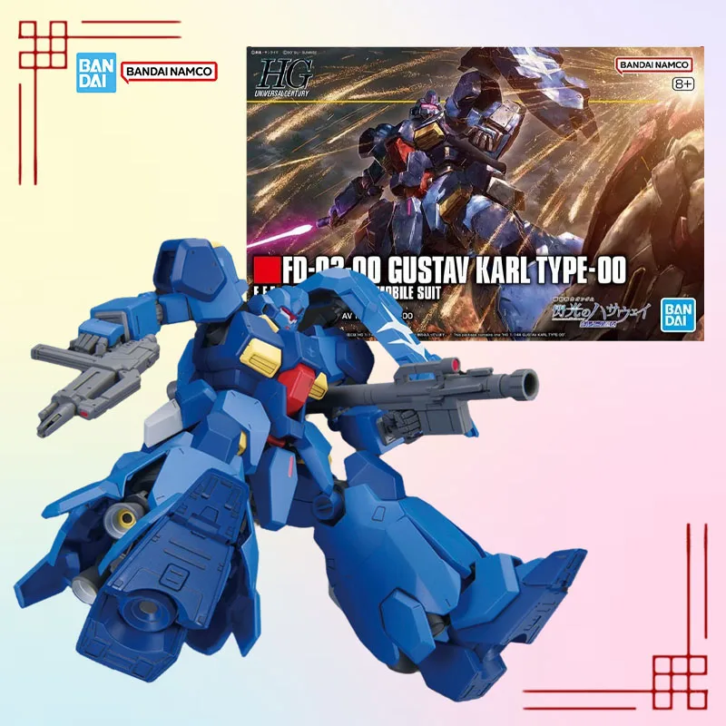 Bandai HGUC 1/144 FD-03-00 Gustav Karl Type-00 Genuine Gundam Anime Action Figure High Poseability Collection Assembly Model Toy
Bandai HGUC 1/144 FD-03-00 Gustav Karl Type-00 Genuine Gundam Anime Action Figure High Poseability Collection Assembly Model Toy