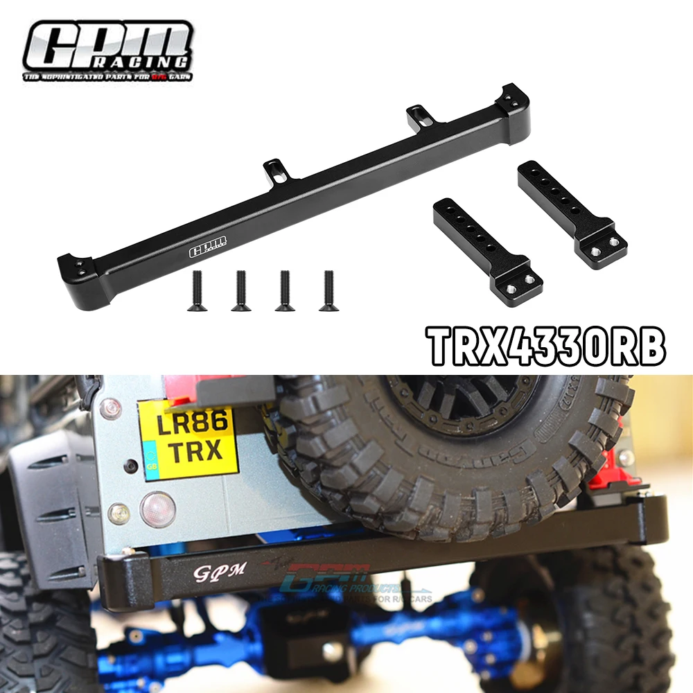 Аксессуары для заднего бампера GPM для TRAXXAS 1/10 TRX-4 82056-4, имитация уличного автомобиля из алюминиевого сплава, версия # TRX4330RB
Аксессуары для заднего бампера GPM для TRAXXAS 1/10 TRX-4 82056-4, имитация уличного автомобиля из алюминиевого сплава, версия # TRX4330RB