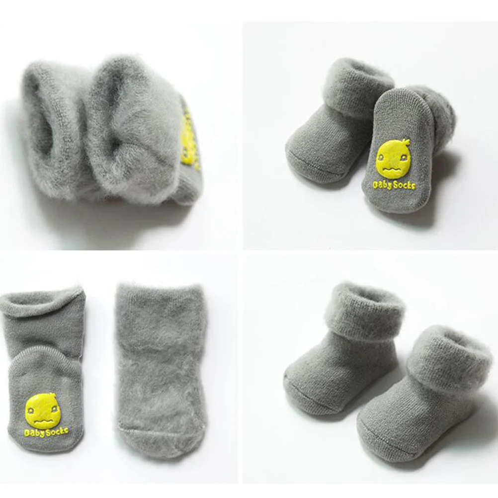 5Pairs Baby Non-Slip Thick Cotton Socks Warm Autumn Winter Cuff Soft Breathable Baby Socks Size Xs Random Color
5Pairs Baby Non-Slip Thick Cotton Socks Warm Autumn Winter Cuff Soft Breathable Baby Socks Size Xs Random Color