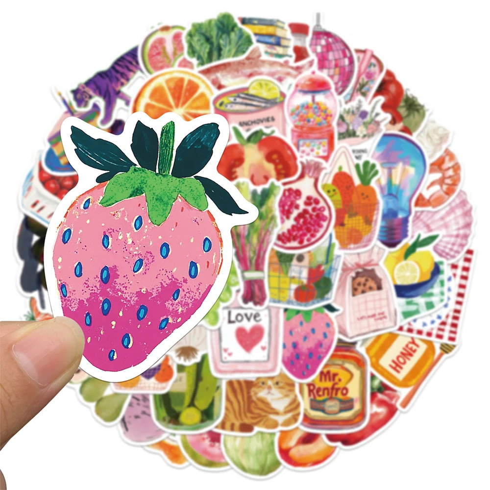10/30/50pcs Vintage Watercolor Mediterranean Tomato Stickers Cartoon Aesthetic Decals DIY Luggage Fridge Phone Sticker Wholesale
10/30/50pcs Vintage Watercolor Mediterranean Tomato Stickers Cartoon Aesthetic Decals DIY Luggage Fridge Phone Sticker Wholesale