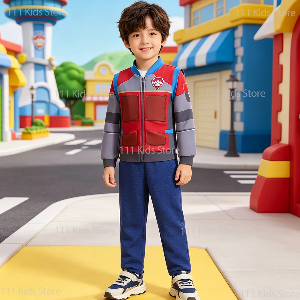 Children Sets Coat and Pants 2Pcs Performance Costume Patrol Captain Ryder Cosplay Clothing Boys Carnival Outfits Birthday Gifts
Children Sets Coat and Pants 2Pcs Performance Costume Patrol Captain Ryder Cosplay Clothing Boys Carnival Outfits Birthday Gifts