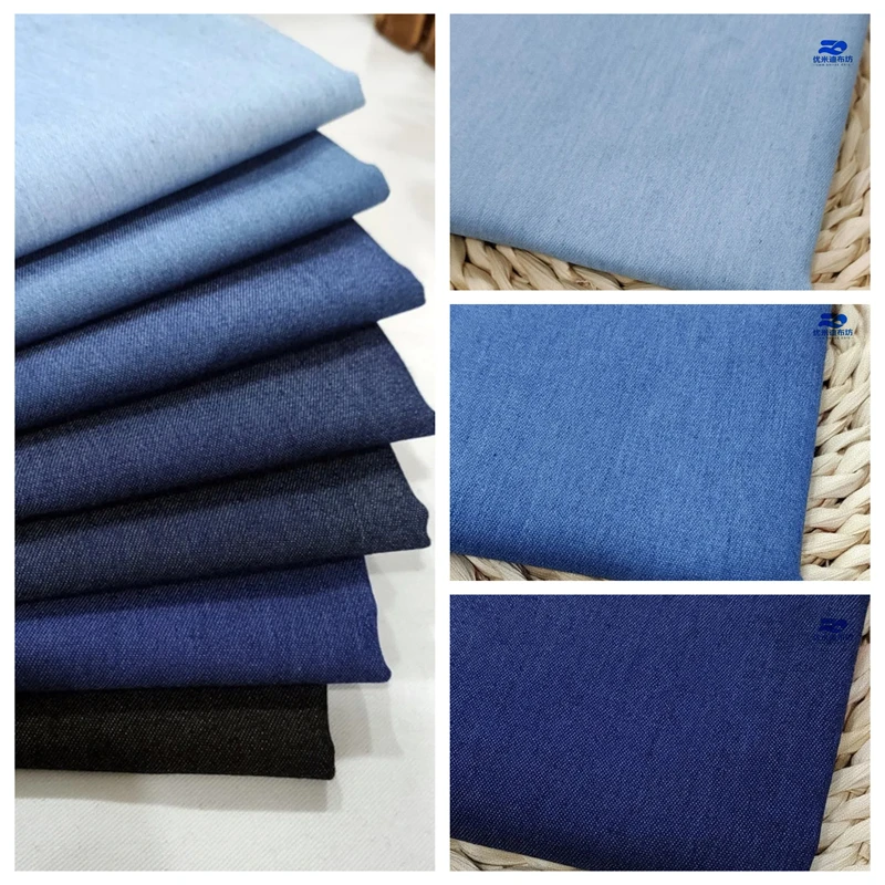 Micro Stretch Washed Denim Fabric By The Meter for Clothing Jeans Skirts Coats Sewing Polyester Cotton Thin Cloth Summer Blue
Micro Stretch Washed Denim Fabric By The Meter for Clothing Jeans Skirts Coats Sewing Polyester Cotton Thin Cloth Summer Blue