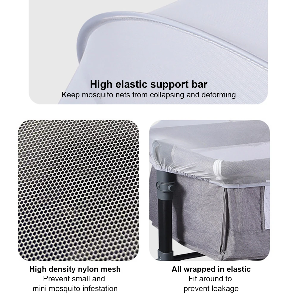 Дышащая складная москитная сетка-тент для детской кроватки/манежа, защита от комаров для путешествий
Дышащая складная москитная сетка-тент для детской кроватки/манежа, защита от комаров для путешествий