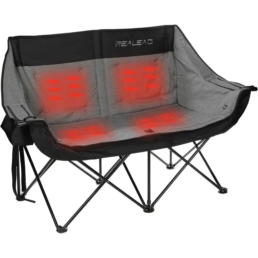 Portable Double Camping Chair with 3-Level Heating for Outdoor Sports and Leisure
Portable Double Camping Chair with 3-Level Heating for Outdoor Sports and Leisure
