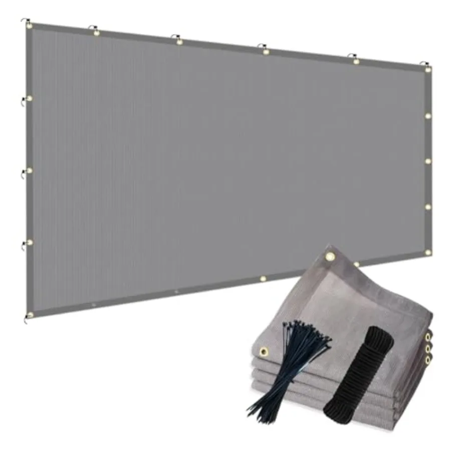 POYEE 90% Sun Shade Cloth for Outdoor Deck Backyard Patio Garden Pergola Cover Canopy Gray
POYEE 90% Sun Shade Cloth for Outdoor Deck Backyard Patio Garden Pergola Cover Canopy Gray