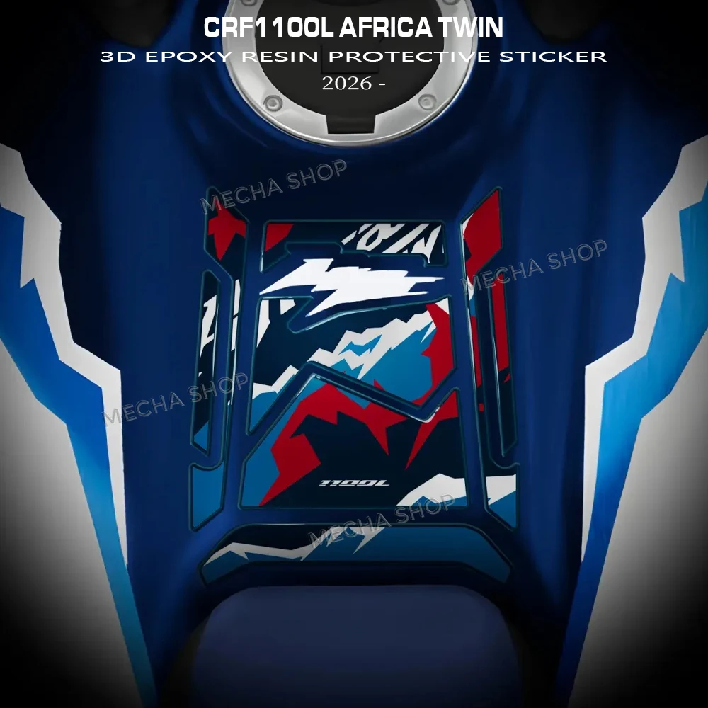 3D Gel Resin Tank Protection Stickers Kit For Africa Twin 1100L 2026
3D Gel Resin Tank Protection Stickers Kit For Africa Twin 1100L 2026