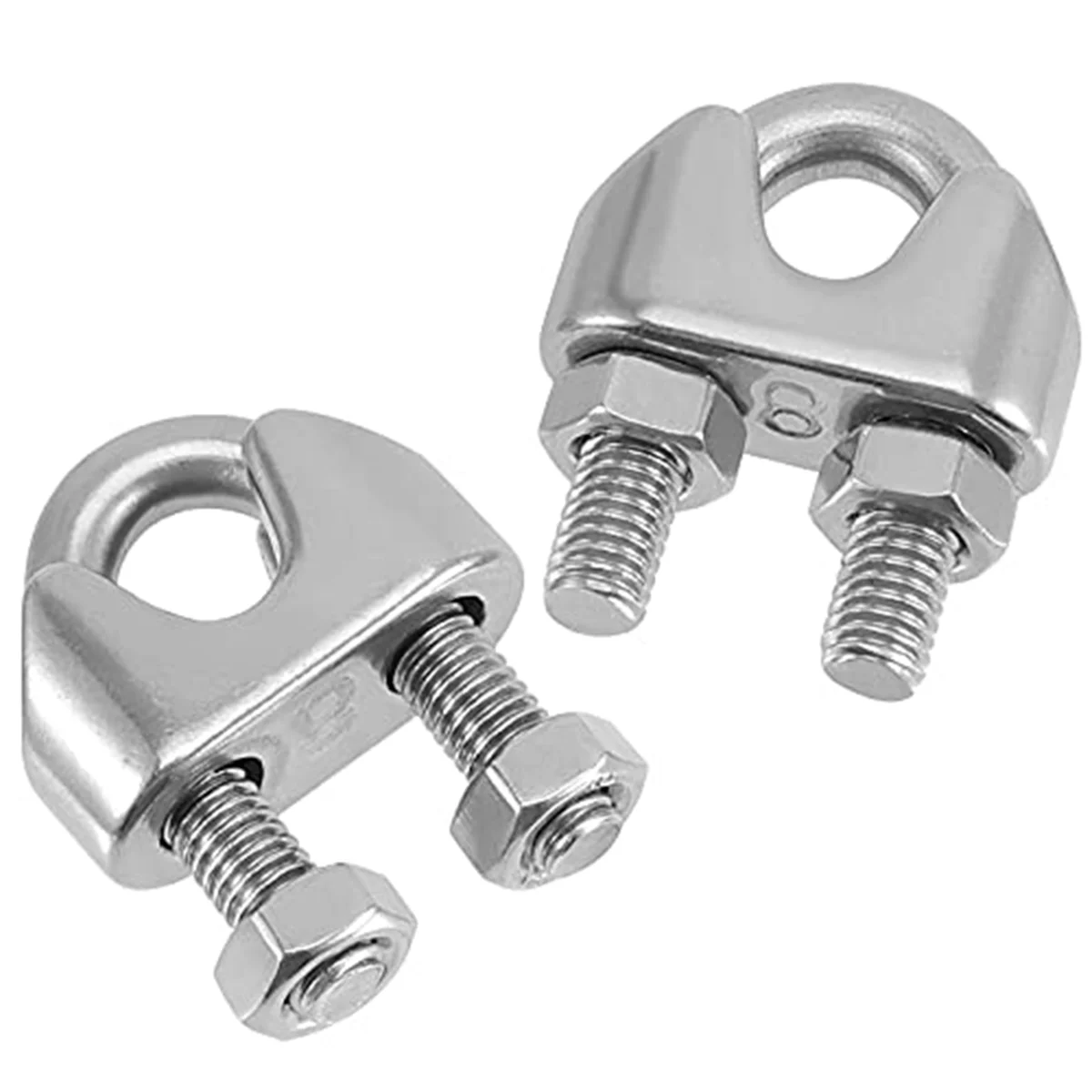 PA-3/8 Inch Wire Rope Clamp, Heavy Duty Wire Rope Clamp, M10 Stainless Steel Wire Rope Clamp,20
PA-3/8 Inch Wire Rope Clamp, Heavy Duty Wire Rope Clamp, M10 Stainless Steel Wire Rope Clamp,20