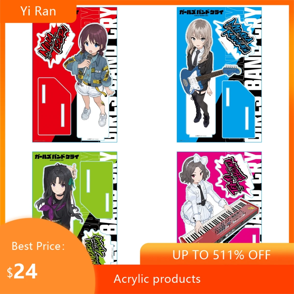 Anime GIRLS BAND CRY Acrylic Stand Model Cosplay Characters Charm Ornament Accesorios Goods Collection Firend Gifts
Anime GIRLS BAND CRY Acrylic Stand Model Cosplay Characters Charm Ornament Accesorios Goods Collection Firend Gifts
