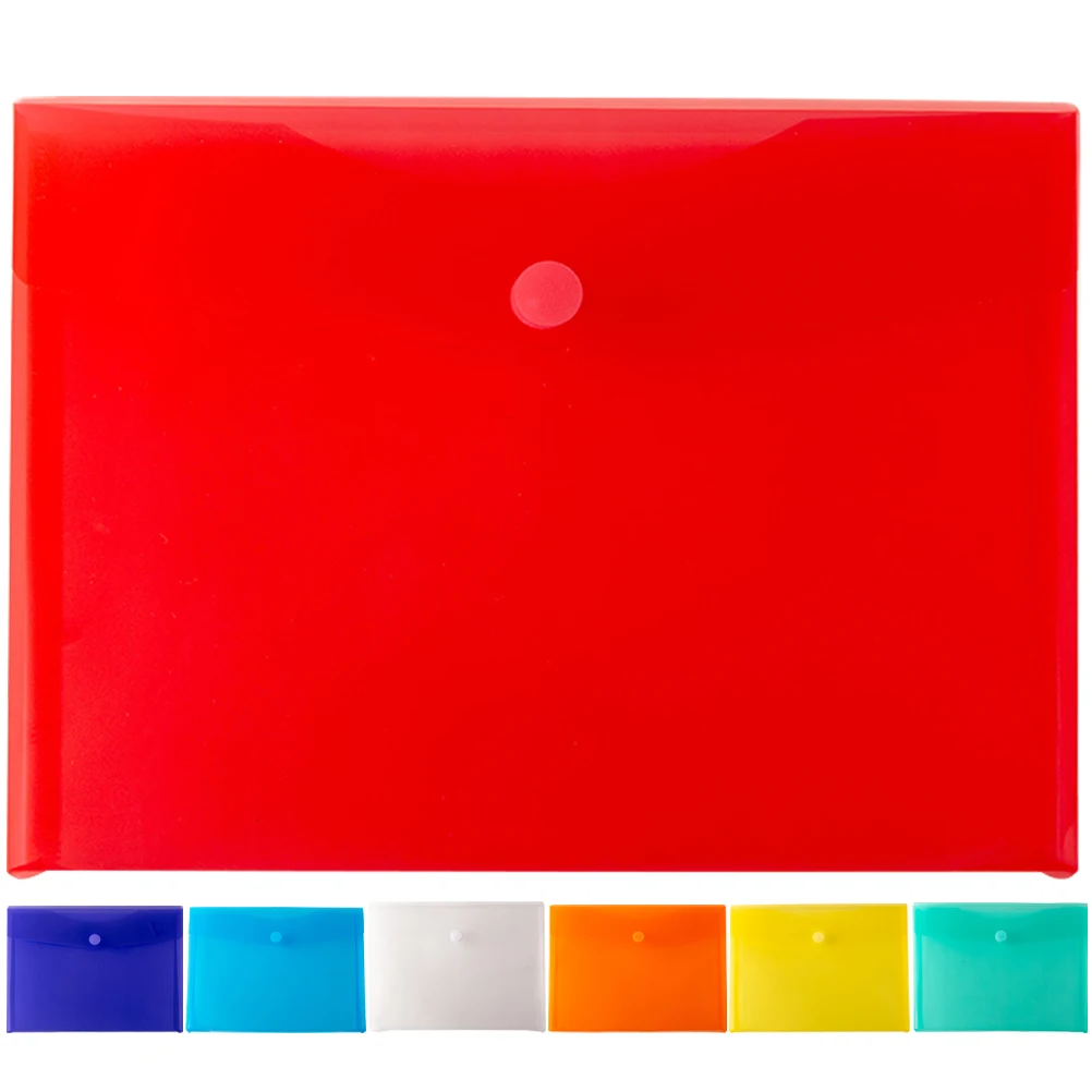 7pcs Colorful Folders Large Capacity Lightweight Reusable Plastic Pocket Folders Snap Button Office Organizer For Receipts
7pcs Colorful Folders Large Capacity Lightweight Reusable Plastic Pocket Folders Snap Button Office Organizer For Receipts