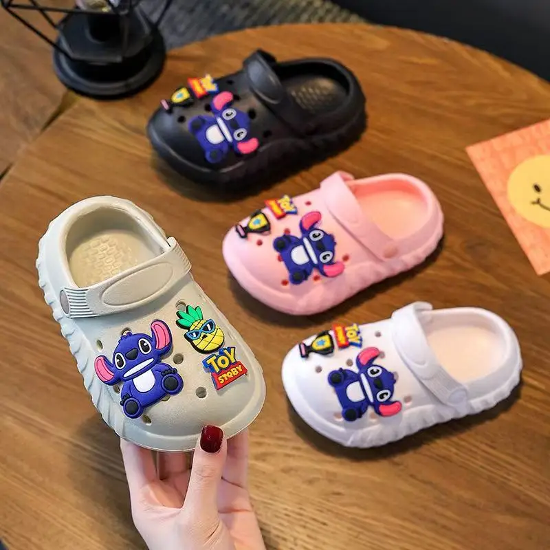 Summer Children Sandal Baby Boy Girl Cartoon Toy Story Stitch Print Kid Slipper Outdoor Non-slip Soft Beach Shoes EUR Size 18-35
Summer Children Sandal Baby Boy Girl Cartoon Toy Story Stitch Print Kid Slipper Outdoor Non-slip Soft Beach Shoes EUR Size 18-35