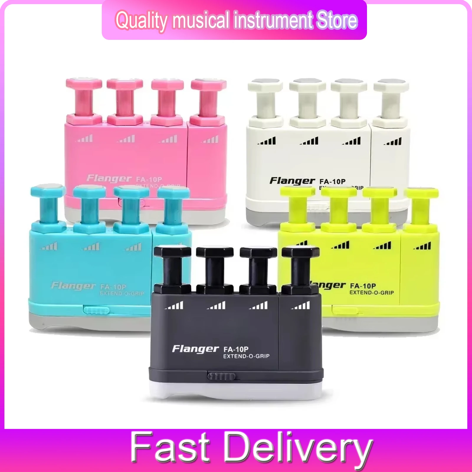 Flanger FA-10P Finger Exerciser ABS Finger Strength Trainer For Guitar Piano Hand Correction Tools Universal Adjustable Powers
Flanger FA-10P Finger Exerciser ABS Finger Strength Trainer For Guitar Piano Hand Correction Tools Universal Adjustable Powers
